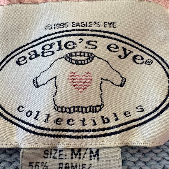Vintage Eagle's Eye Collectibles Easter Whimsical Button Up Knit Sweater M - Picture 11 of 12